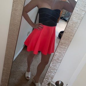 Trixxi NEON pink sun dress